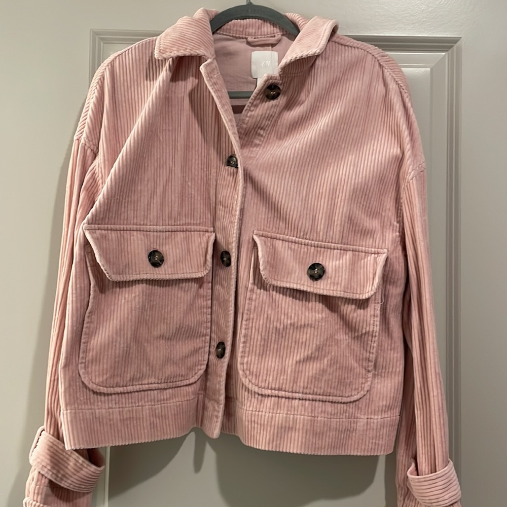 Corduroy H&M dusty pink jacket - Picture 5 of 5